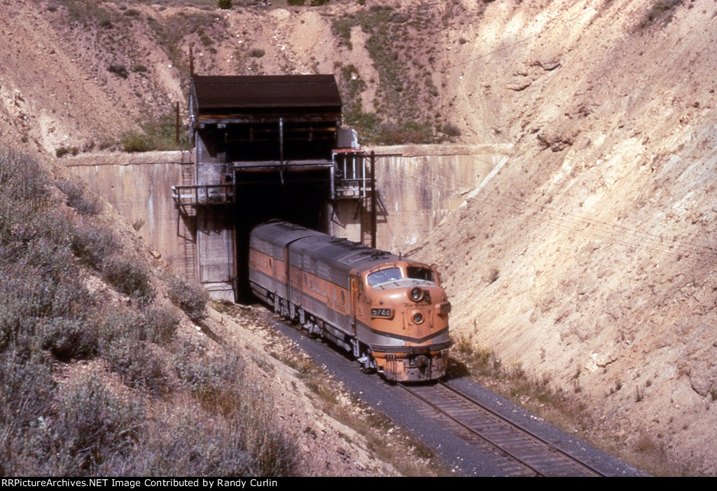 DRGW 5744 at Tennessee Pass